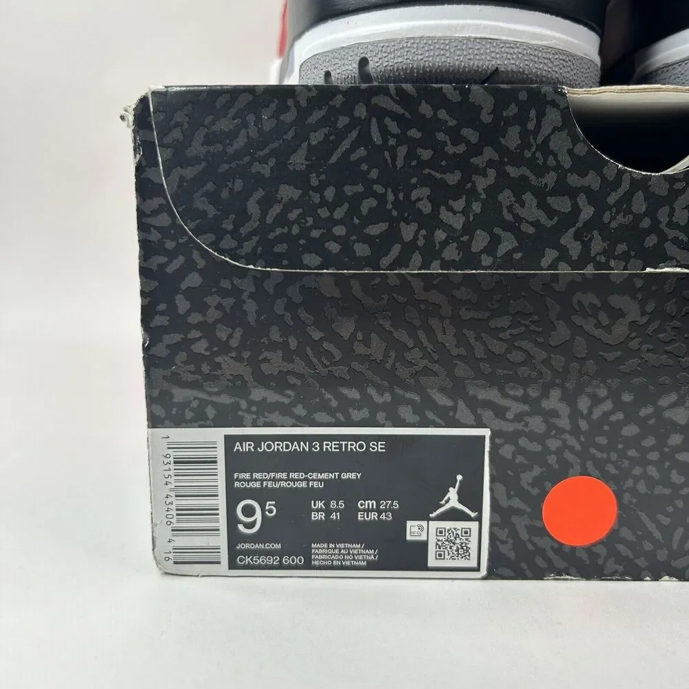 Nike Shoes Air Jordan 3 Retro SE “Unite/Fire Red” 2024